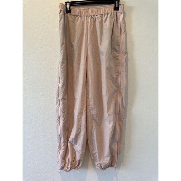 FREE PEOPLE movement fast track Pants Joggers Side Zip Activewear Small Pink - Picture 3 of 7